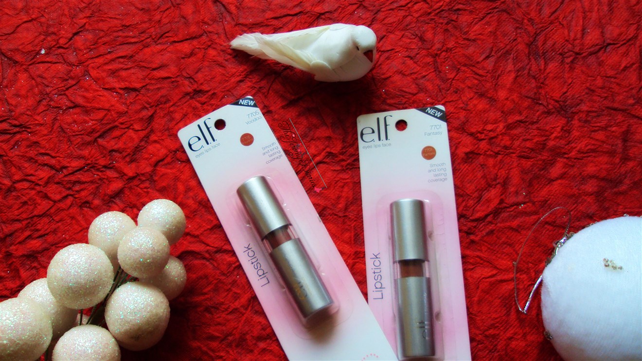 elf cosmetics essential lipstick in voodoo and fantasy
