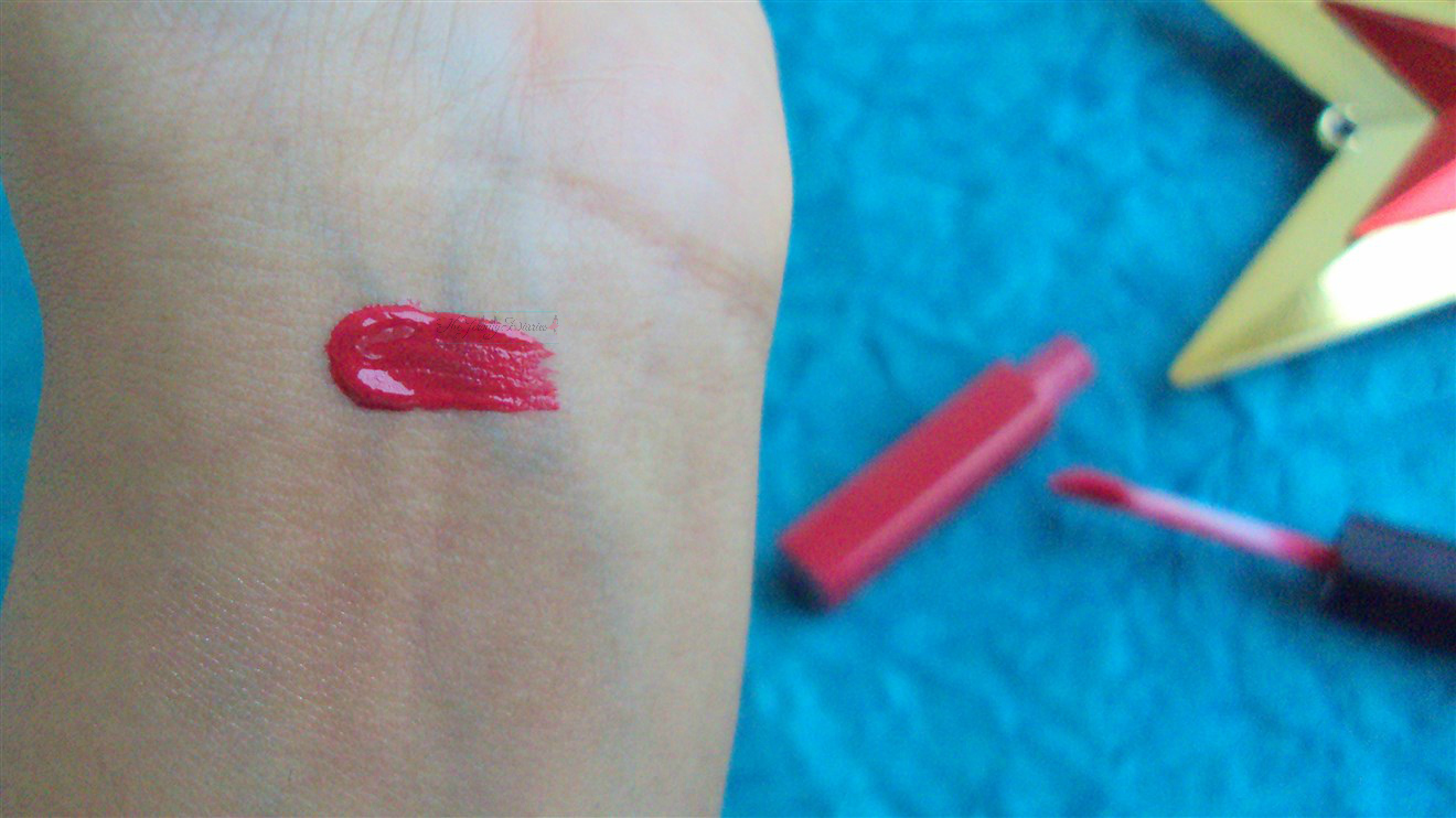 elf cosmetics lip stain red carpet lip gloss beauty lipsticks hand swatches