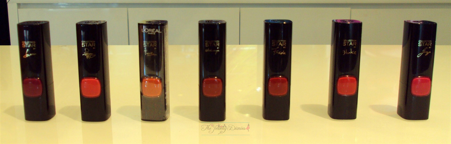 loreal pure reds go rouge collection 2015