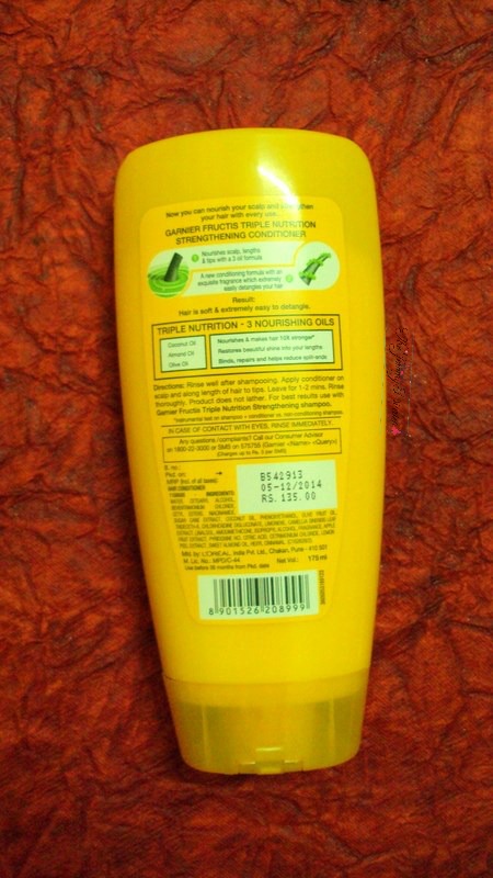 garnier fructis triple nutrition conditioner price and availability in india