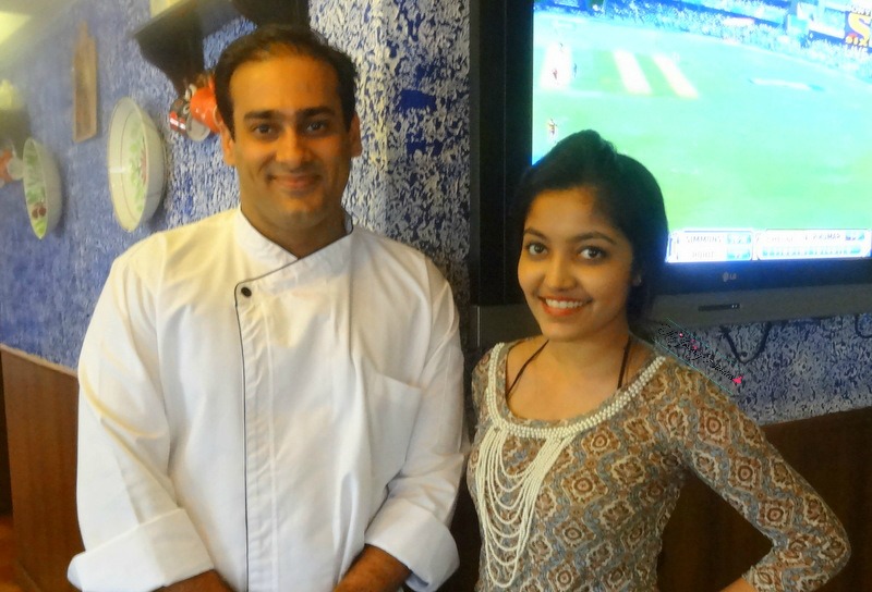 with chef Amit puri vice president of pan india food solutions ltd