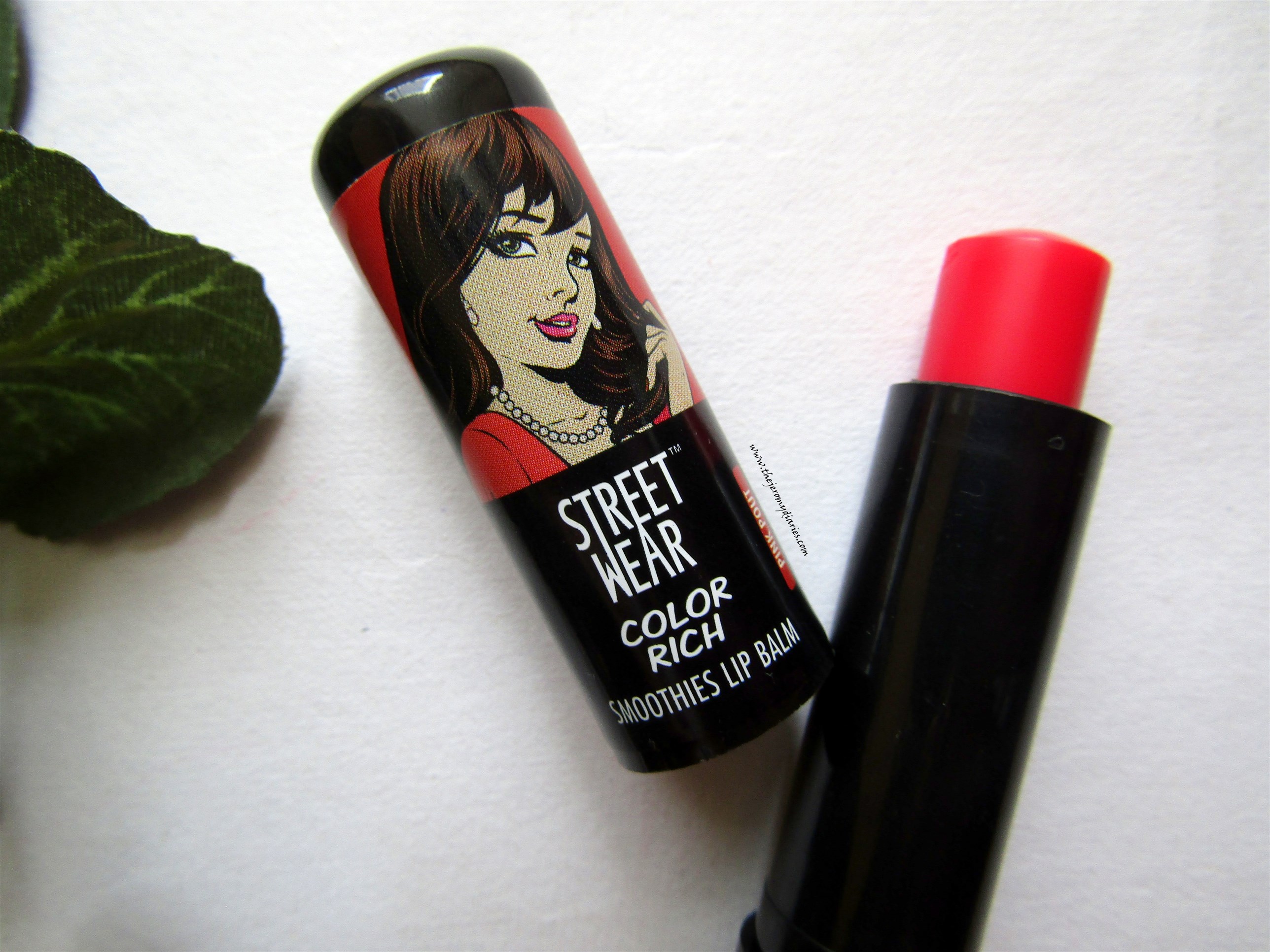 street wear colour rich smoothies lip balm pink pout shade and review