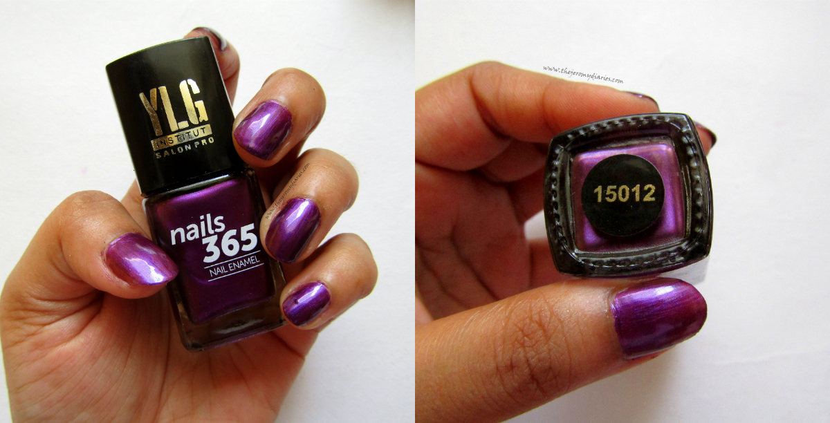 ylg nails 365 nail paint purple color the jeromy diaries